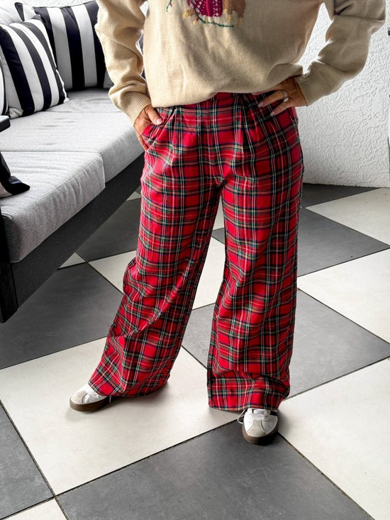 Ralph Plaid Christmas Pants - Revel Boutique