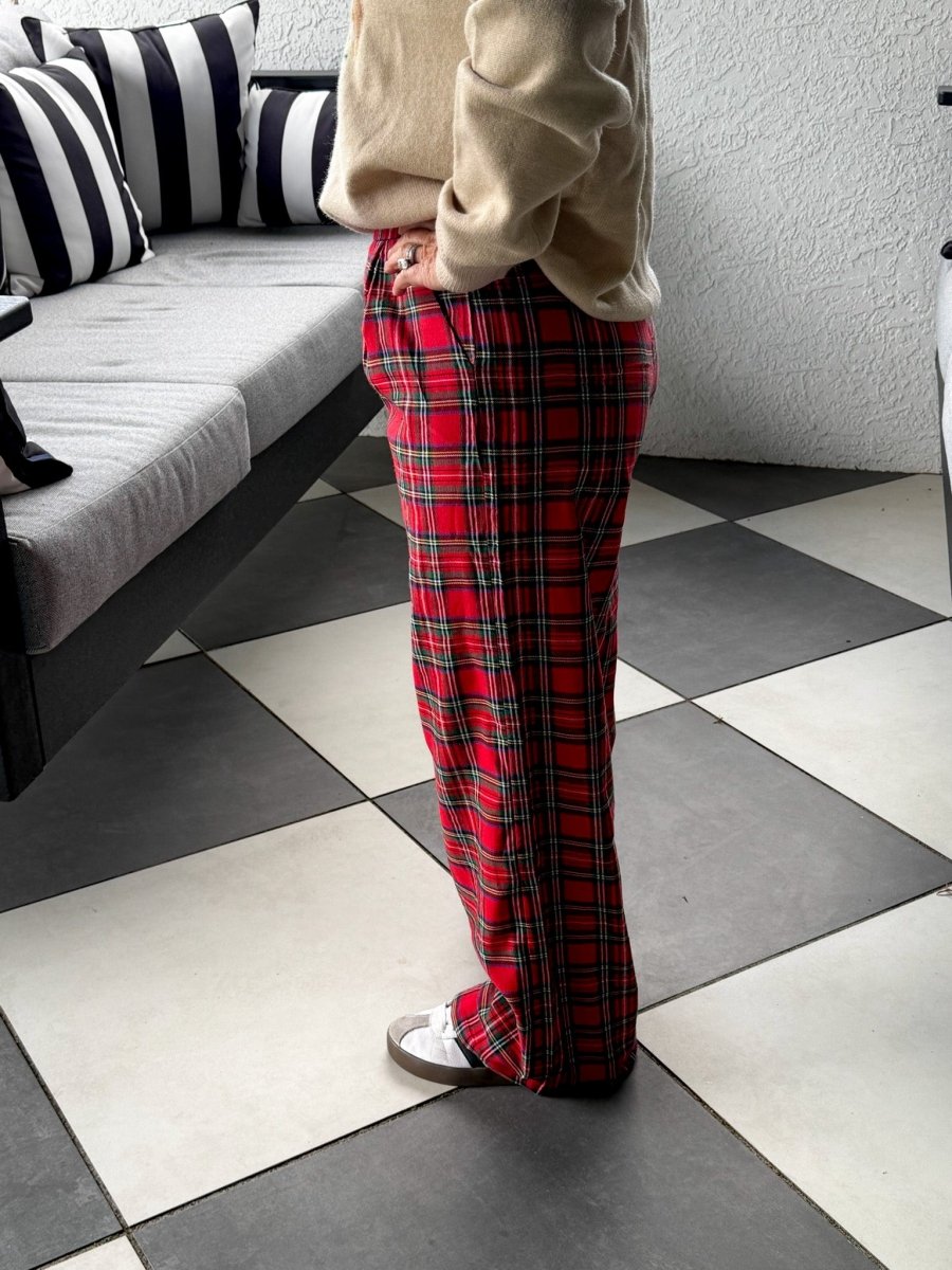 Ralph Plaid Christmas Pants - Revel Boutique