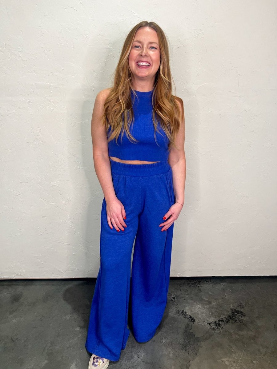 Ready Set Go Set - Iris Blue - Revel Boutique