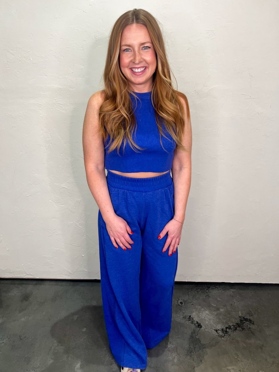 Ready Set Go Set - Iris Blue - Revel Boutique