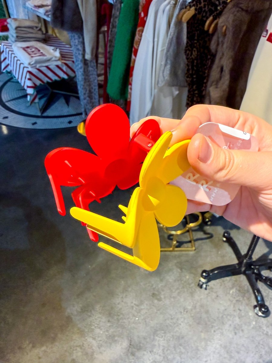 Red Kingdom Flower Clip - Revel Boutique