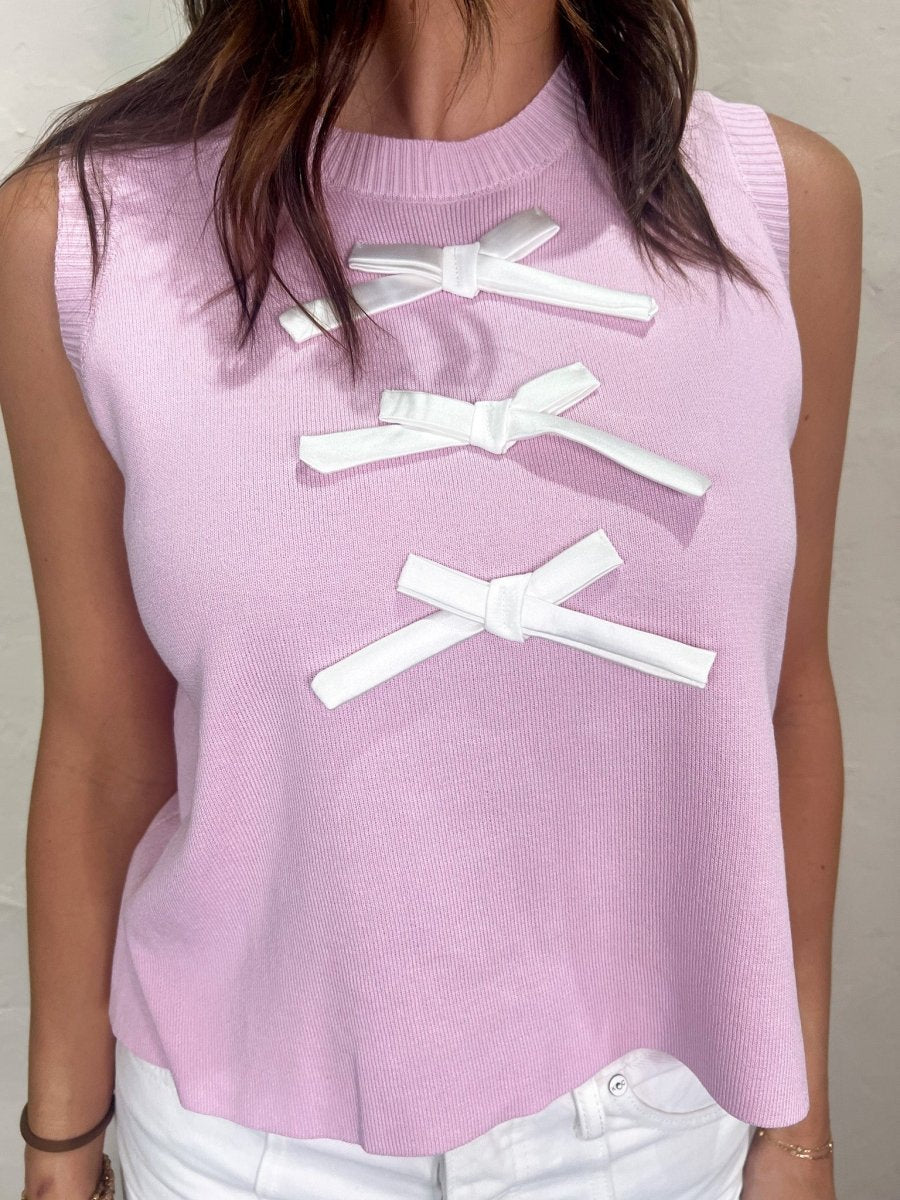 Reese Bow Top - Revel Boutique