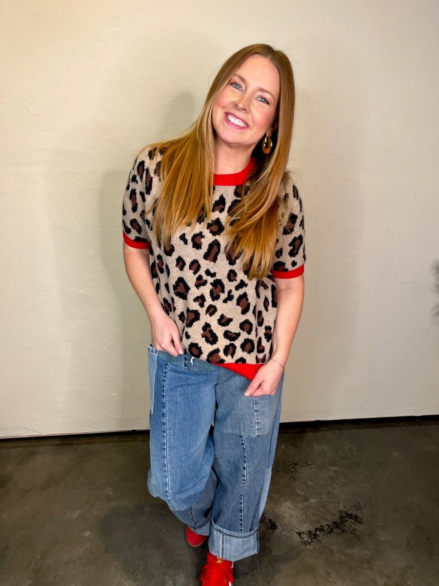 Rewind Denim Patchwork Pant - Revel Boutique