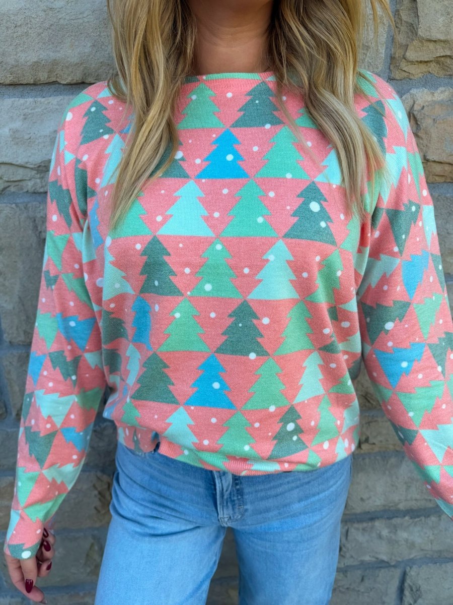 Rocking Around the Christmas Tree Sweater - Revel Boutique