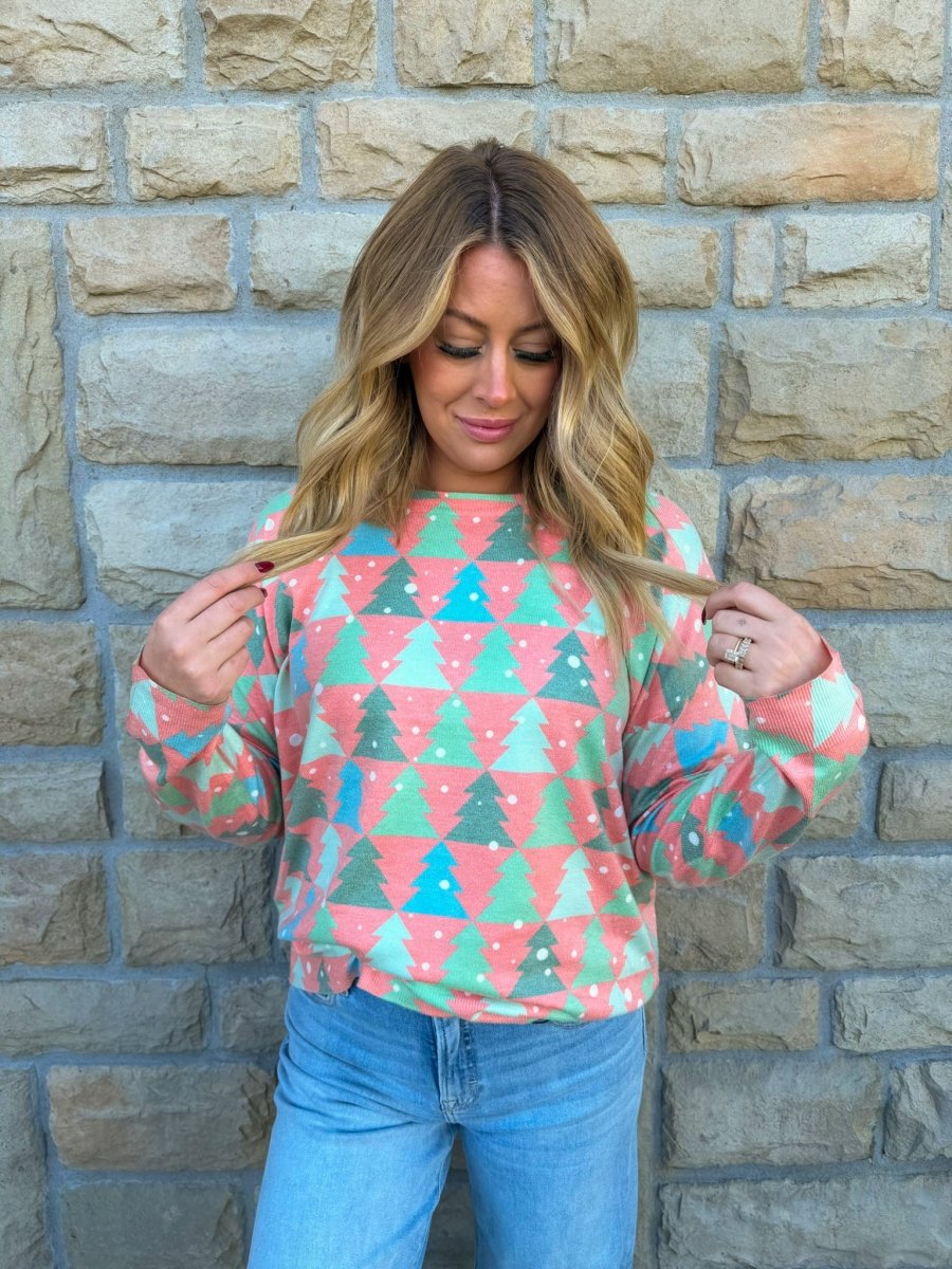 Rocking Around the Christmas Tree Sweater - Revel Boutique
