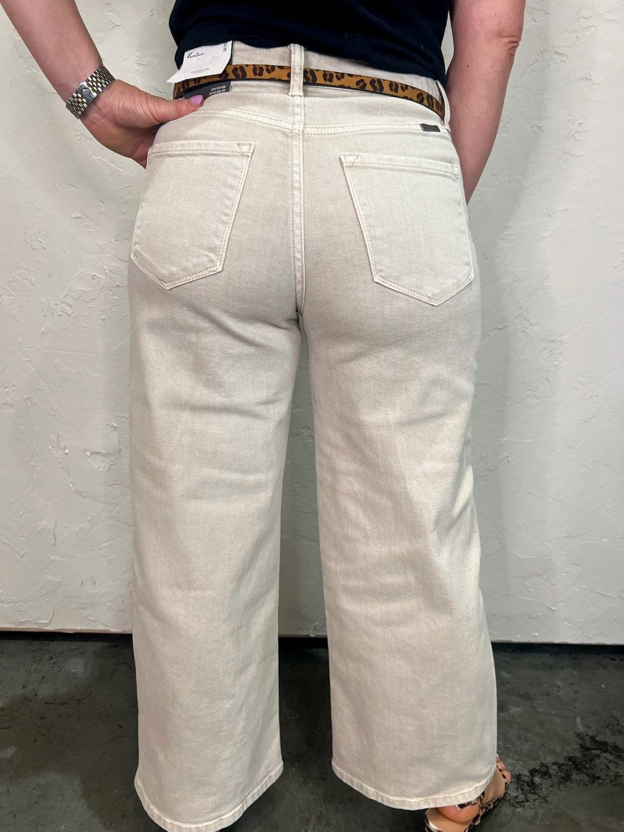 Sandy Days Wide Leg Crop Jeans - Revel Boutique
