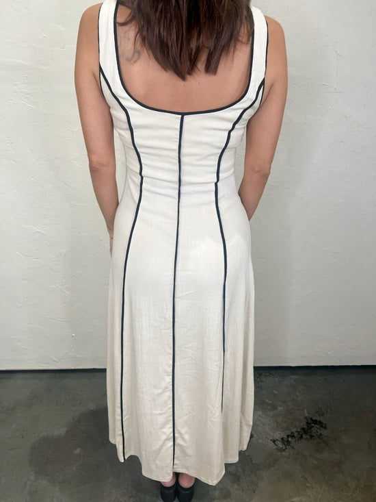 Santal Linen Flare Midi - Revel Boutique