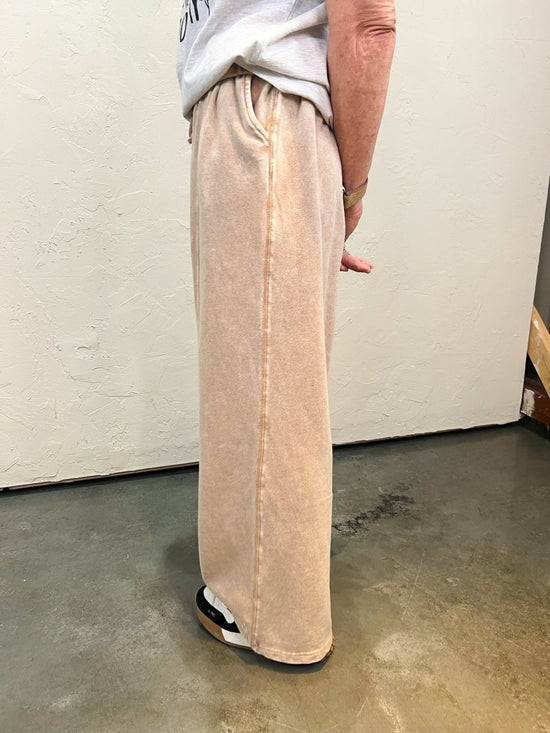 Load image into Gallery viewer, Saturday Drawstring Sweat - Dark Taupe - Revel Boutique
