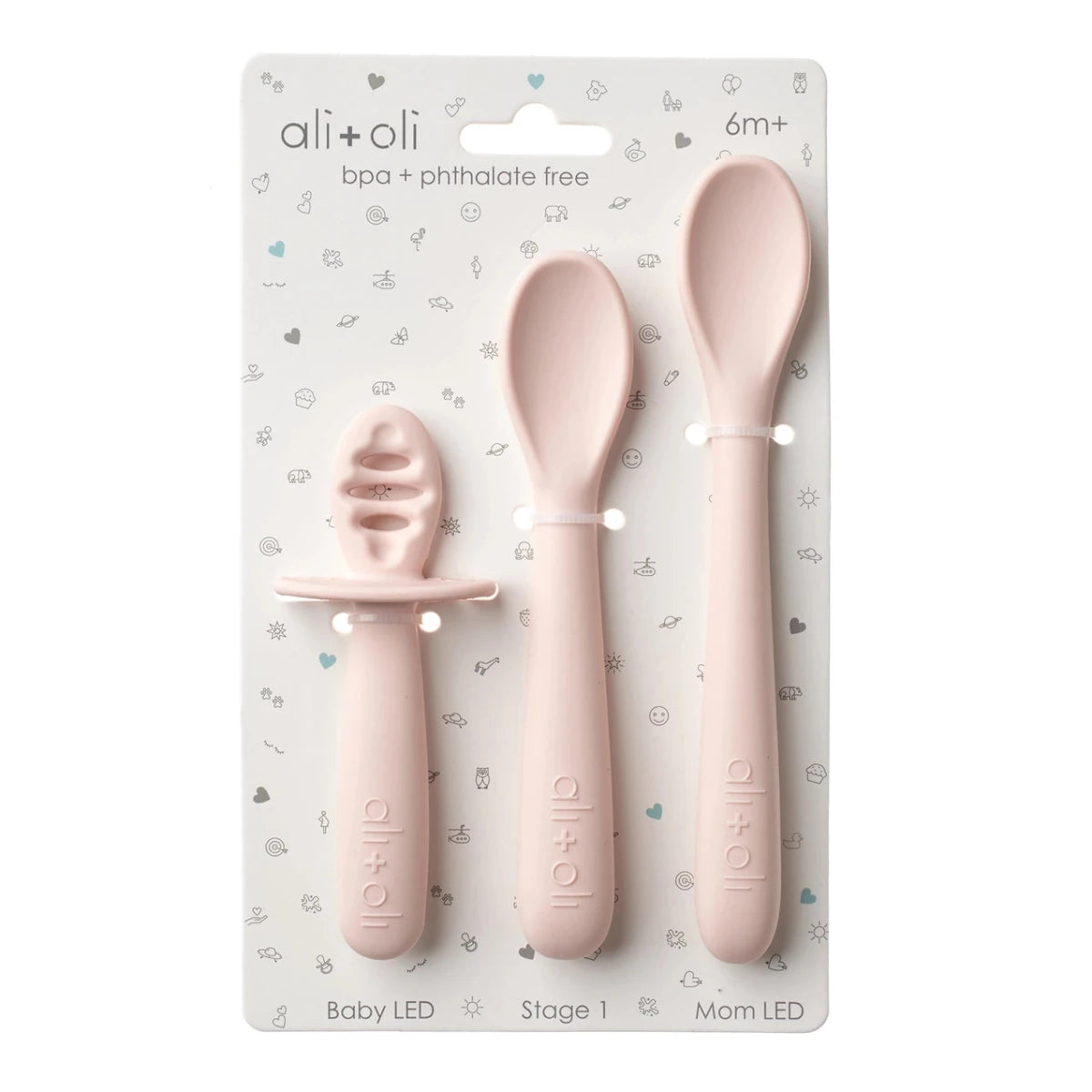 Silicone Spoon Set - Blush - Revel Boutique