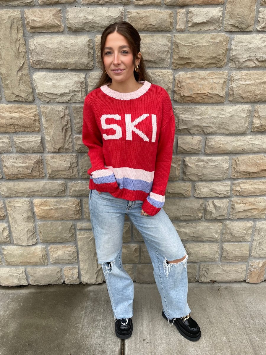 Ski Fever Sweater - Revel Boutique