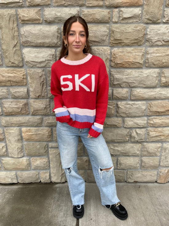Ski Fever Sweater - Revel Boutique