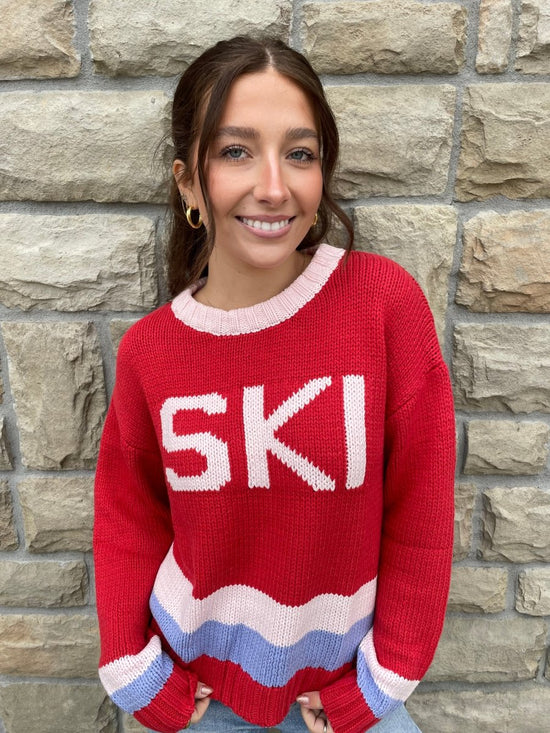 Ski Fever Sweater - Revel Boutique