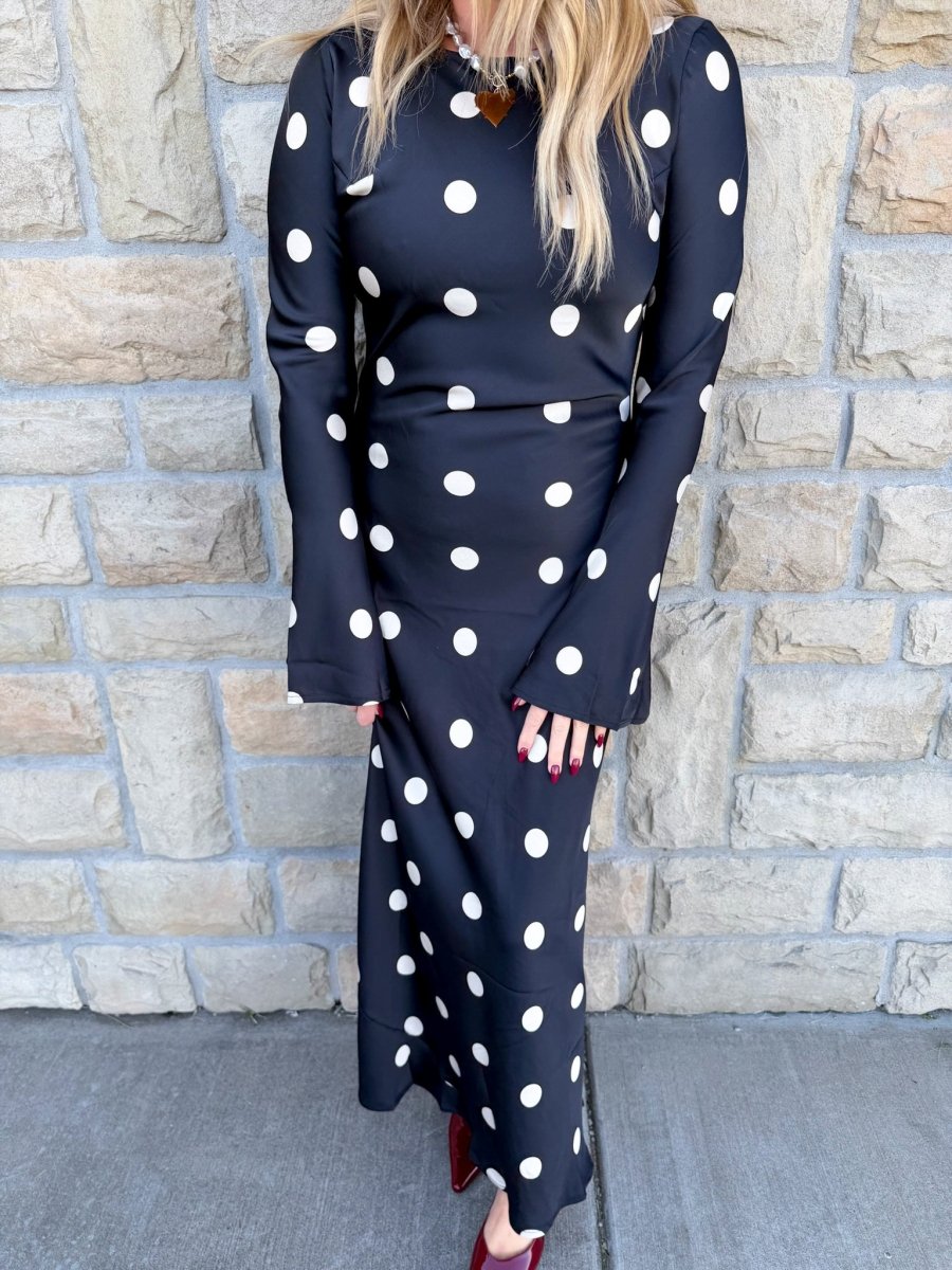 Sofie Polkadot Dress - Revel Boutique