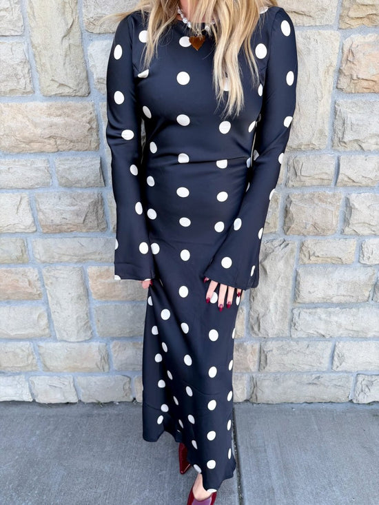 Sofie Polkadot Dress - Revel Boutique