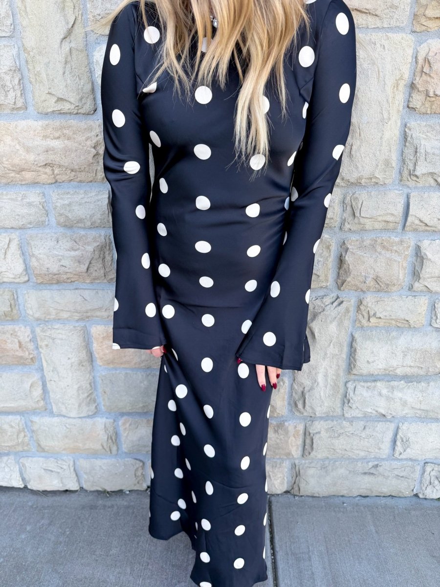 Sofie Polkadot Dress - Revel Boutique