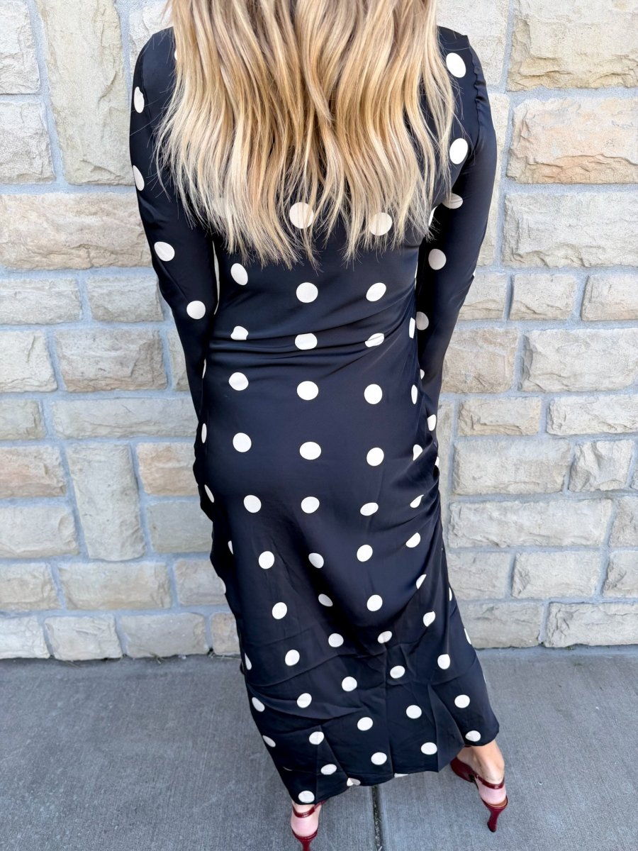 Sofie Polkadot Dress - Revel Boutique