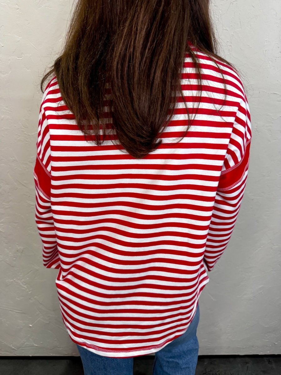 Songbird Stripe Top - Revel Boutique
