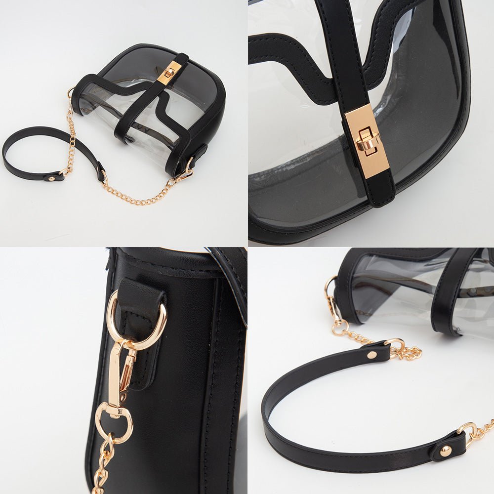 Stadium Saddle Bag- Purple - Revel Boutique