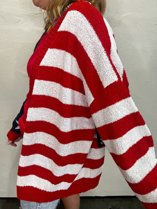 Stars & Stripes Cardigan - Revel Boutique