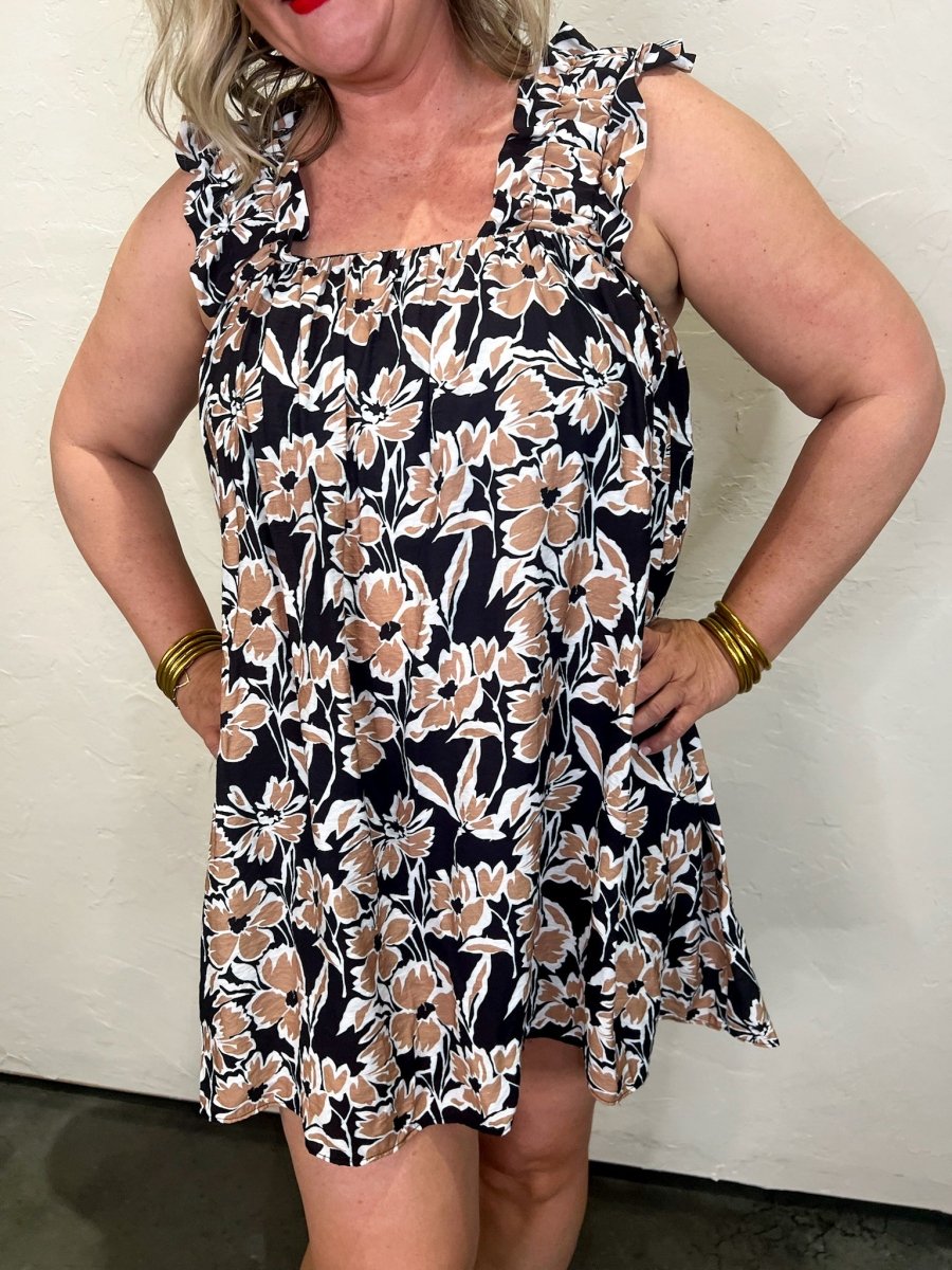 Stick Season Floral Dress - Revel Boutique