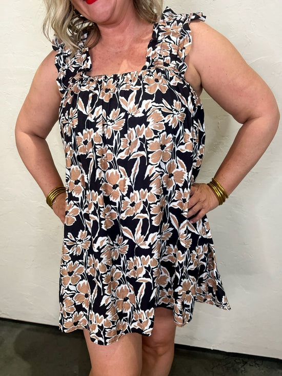 Load image into Gallery viewer, Stick Season Floral Dress - Revel Boutique

