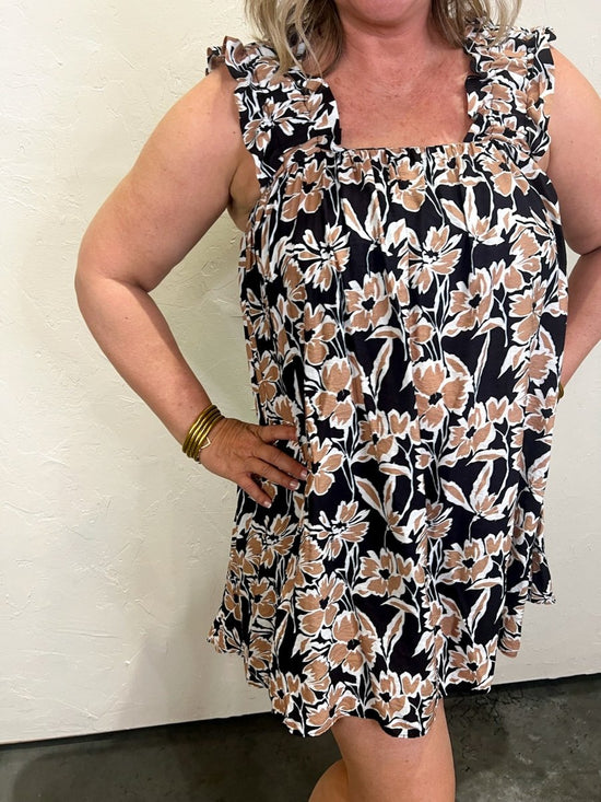 Load image into Gallery viewer, Stick Season Floral Dress - Revel Boutique
