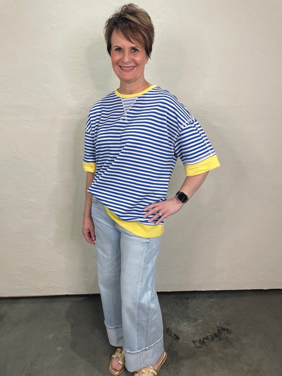 Streamline Big Cuff Jean - Revel Boutique