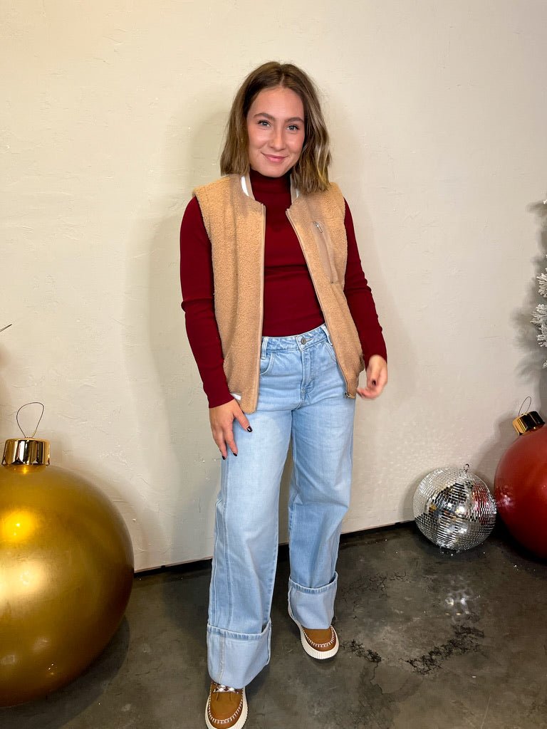 Streamline Big Cuff Jean - Revel Boutique