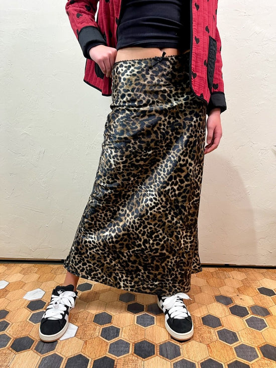 Street Chic Leopard Print Midi Skirt - Revel Boutique