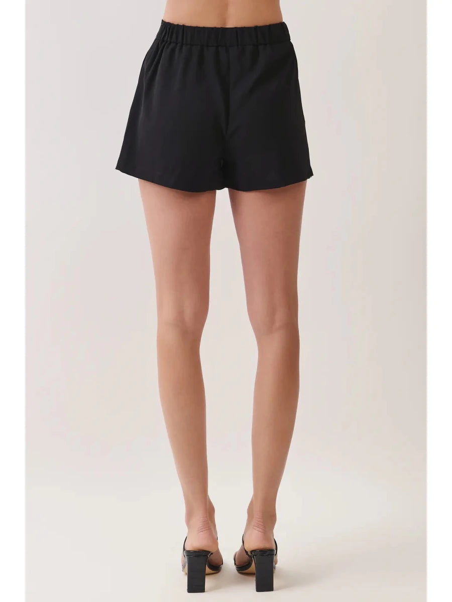 Studded Tailgate Skort-Black - Revel Boutique