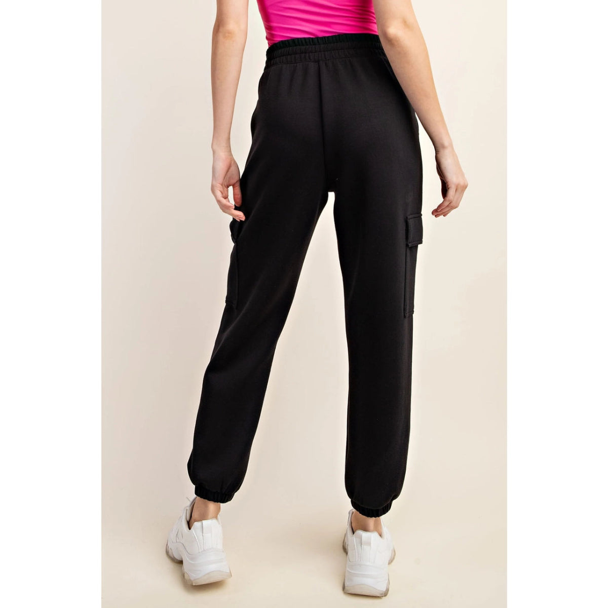 Studio Cargo Jogger - Black - Revel Boutique