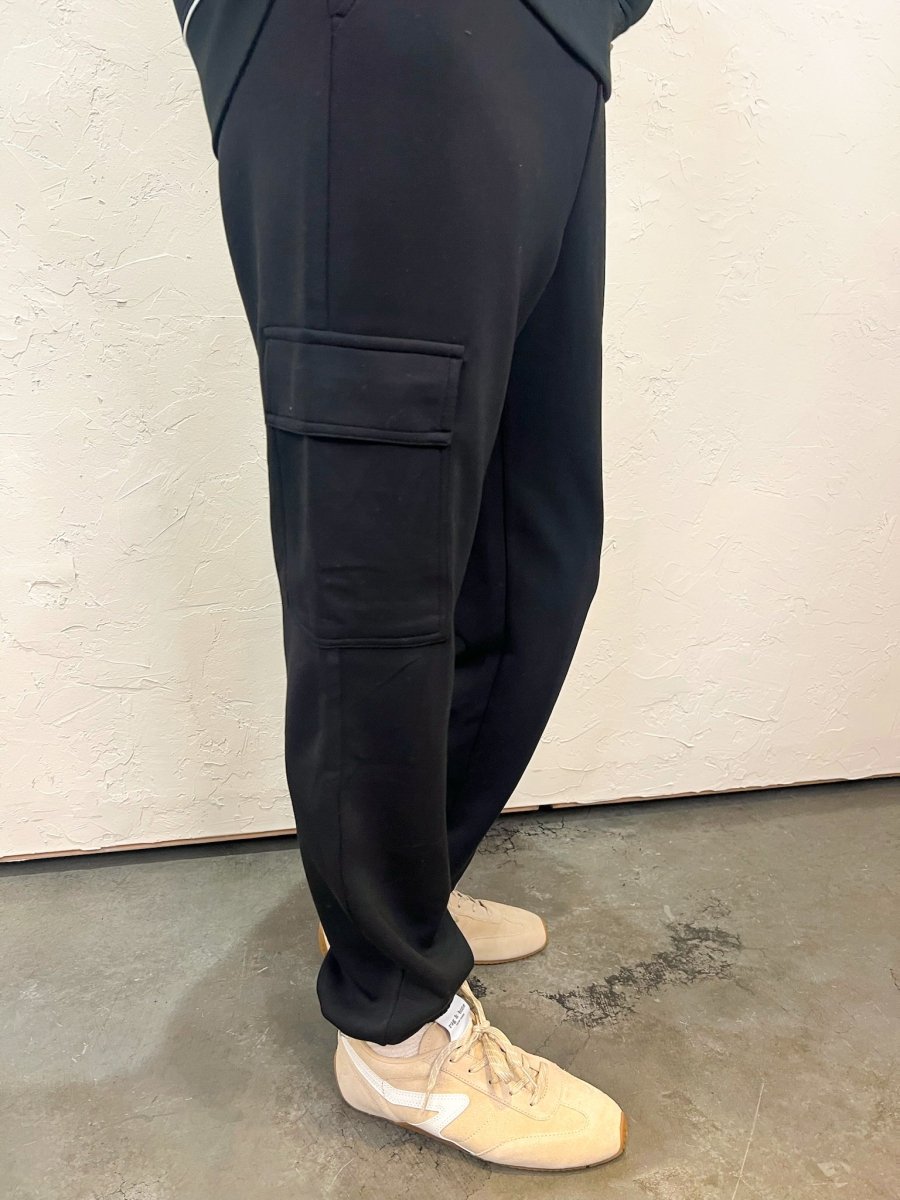 Studio Cargo Jogger - Black - Revel Boutique