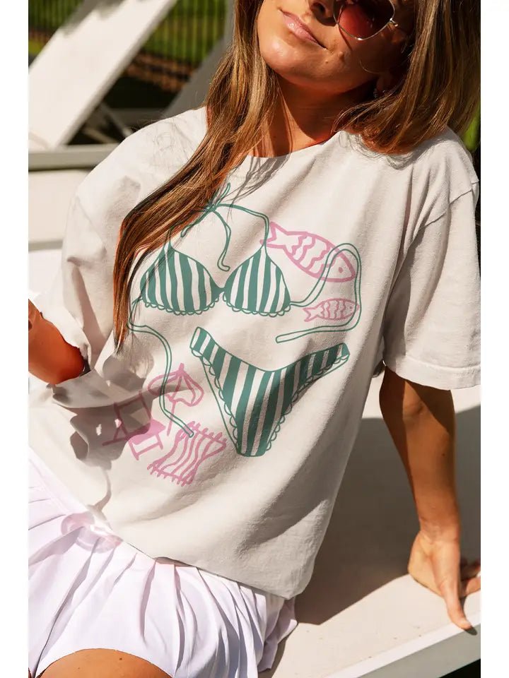 Summer Bikini Tee - Revel Boutique