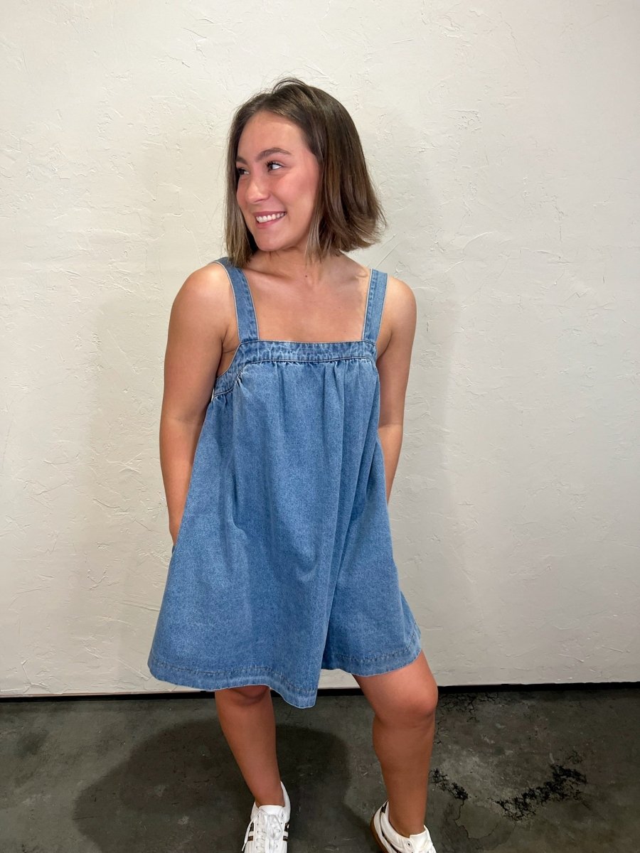 Summer Nights Denim Mini - Revel Boutique