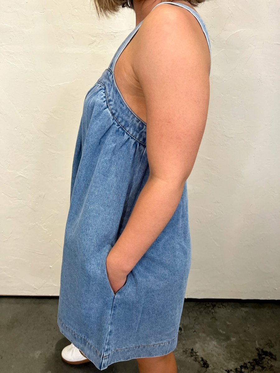 Summer Nights Denim Mini - Revel Boutique