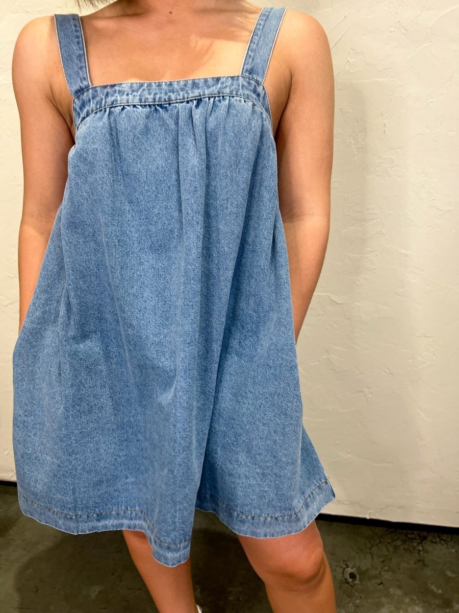 Summer Nights Denim Mini - Revel Boutique