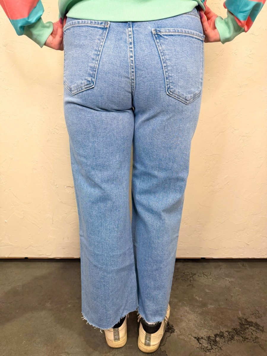 Sunny Days Crop Jean - Revel Boutique