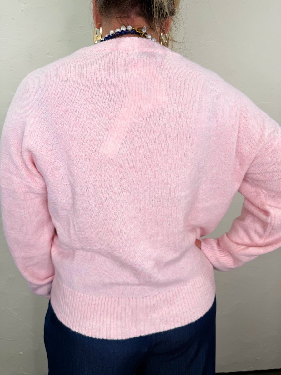 Swan Song Sweater - Pink - Revel Boutique