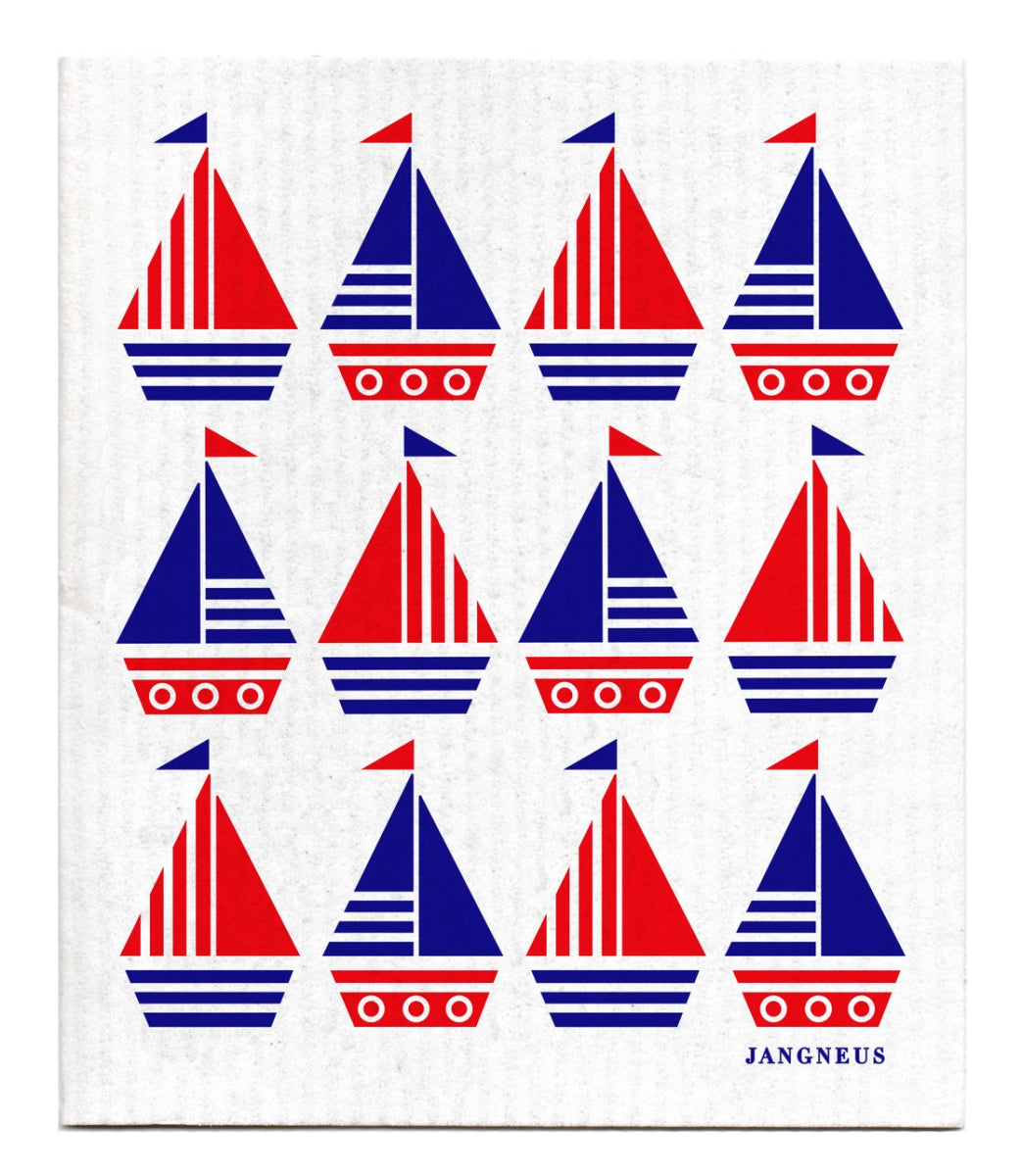Swedish Dishcloth - Boats - Revel Boutique