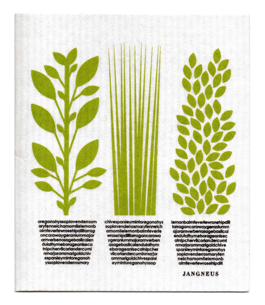Swedish Dishcloth - Herbs - Revel Boutique