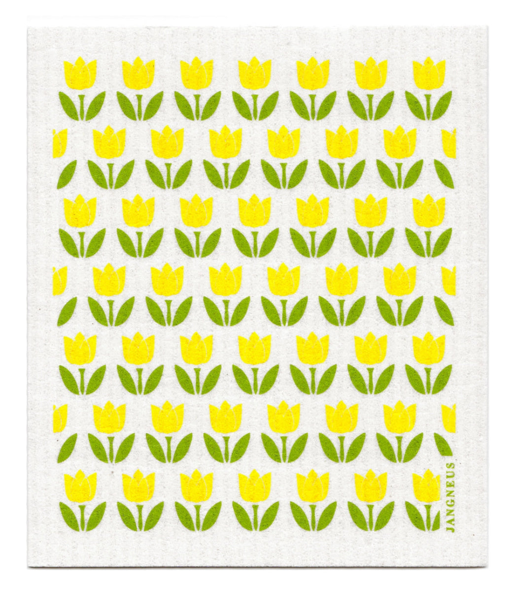 Swedish Dishcloth - Yellow Tulip - Revel Boutique