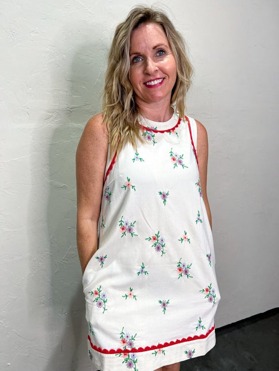 Tea Party Shift Dress - Revel Boutique