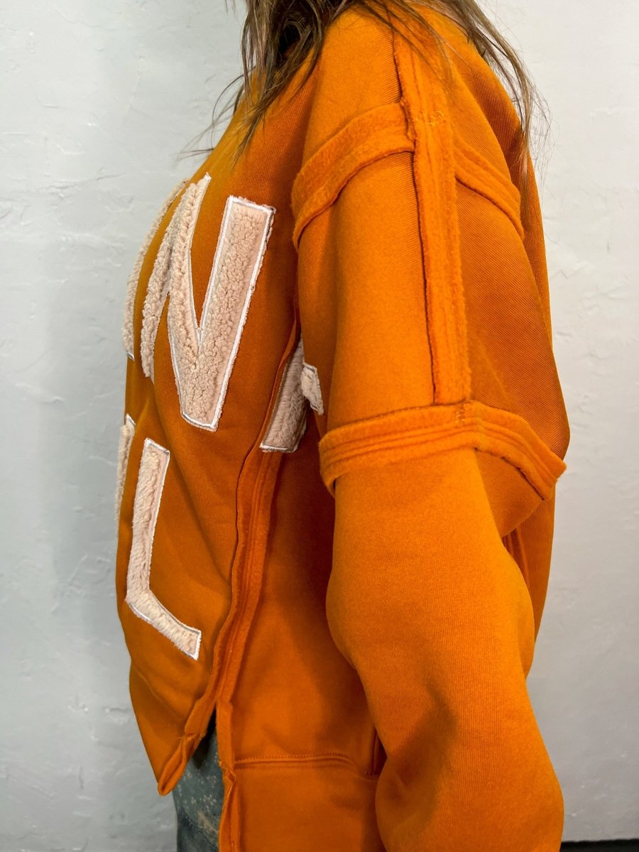 Thankful Fuzz Sweatshirt - Revel Boutique