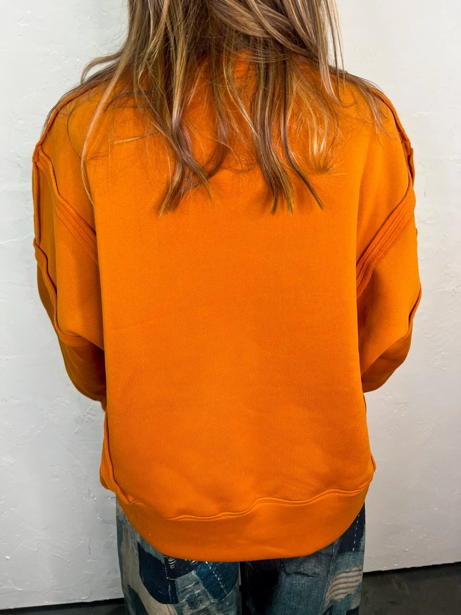 Thankful Fuzz Sweatshirt - Revel Boutique