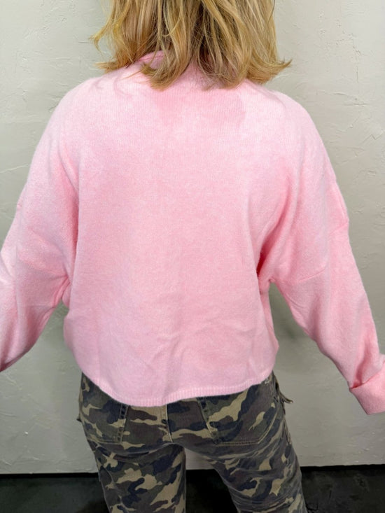 The Piper Cardigan - Baby Pink - Revel Boutique