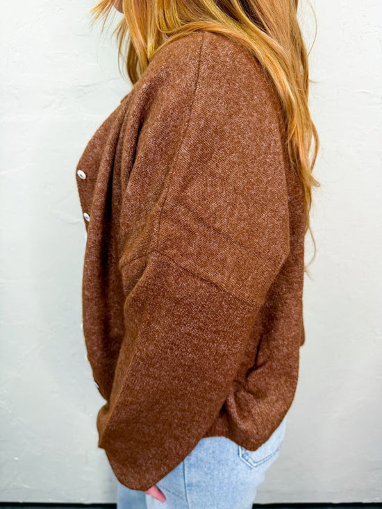 The Piper Cardigan - Brown - Revel Boutique