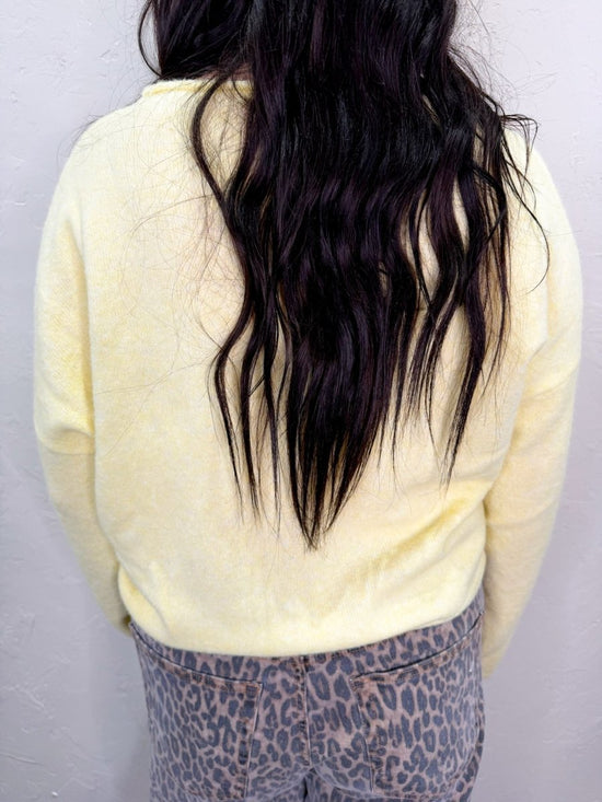 The Piper Cardigan - Butter Yellow - Revel Boutique