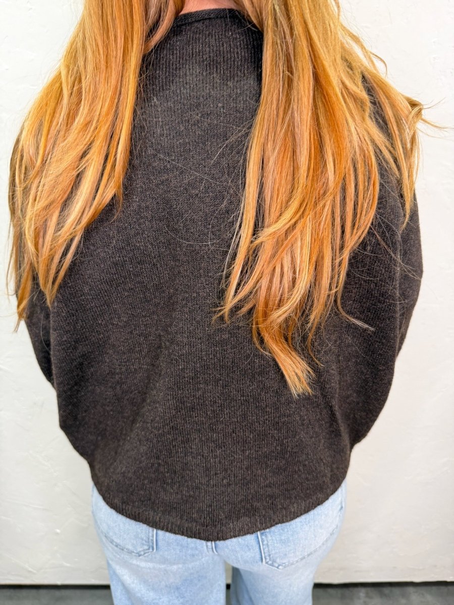 The Piper Cardigan - Chocolate - Revel Boutique