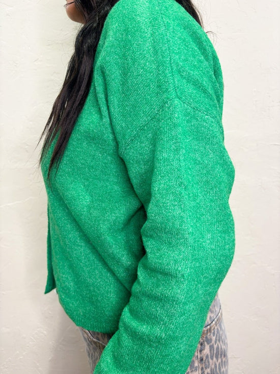 The Piper Cardigan - Kelly Green - Revel Boutique