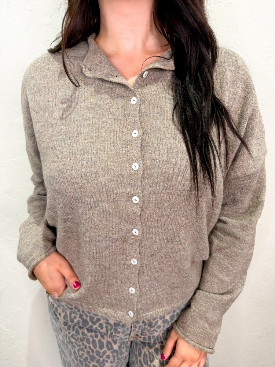 The Piper Cardigan - Mocha - Revel Boutique
